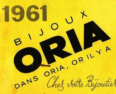 Calendrier 1961 Oria