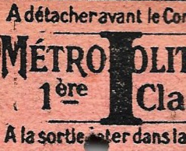 Ticket de Métropolitain (02)