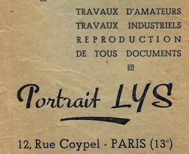 Pochette photos Lys