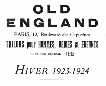 Catalogue Old England