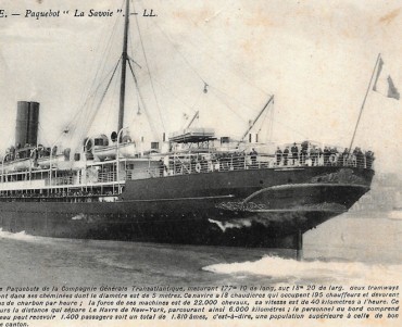 Cartes Postales Paquebot La Savoie
