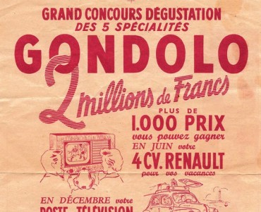 Pub Concours Gondolo