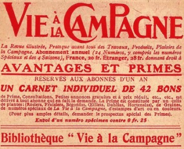 Pub Vie à la Campagne