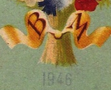 Calendrier 1946 Au Bon Marché 