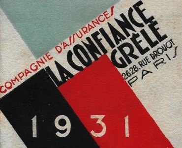 Calendrier 1931 La Confiance