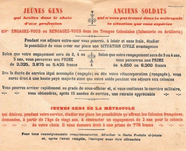 Pub Engagement dans les Colonies Françaises (01)