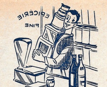 Calendrier 1956 L'Alimentation de l'Aéroport