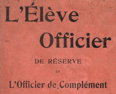 Manuel de l'Elève Officier de Réserve