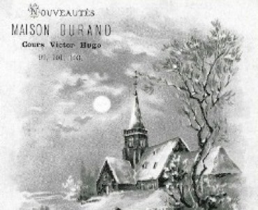 Calendrier 1891 A la Grosse cloche Maison Durand (2) 