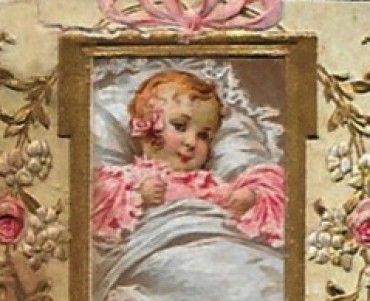 Calendrier 1916 Au bébé rose 