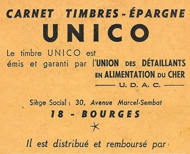 Collecteur de Timbres-Epargne Unico