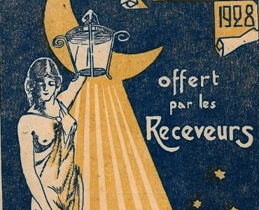 Calendrier 1928 Offert par les Receveurs 