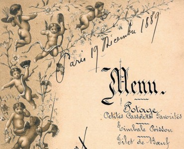 Menu Melle Mathilde Millet
