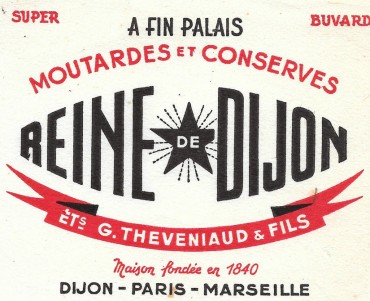 Buvard Reine de Dijon