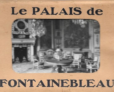 Pochette mini photos Palais de Fontainebleau