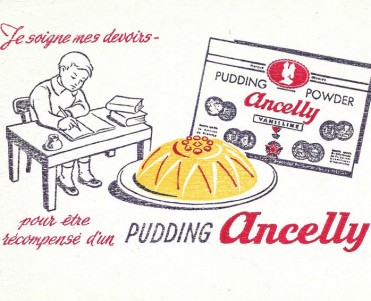 Buvard Pudding Ancelly