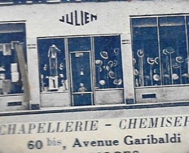 Miroir Chapellerie Julien Limoges