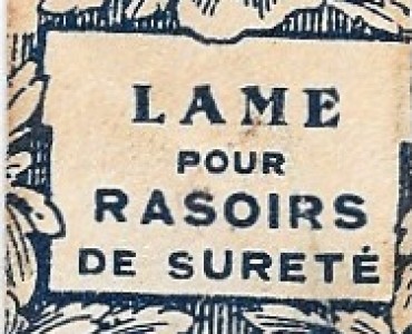 Lame de rasoir de sureté