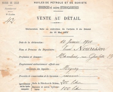 Autorisation de vente au détail