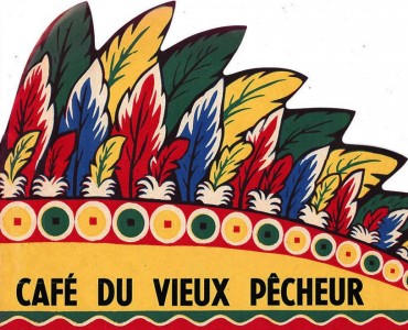 Calot papier Café du Vieux Pêcheur (01)