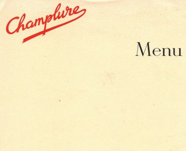 Menu Champlure