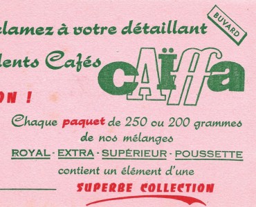 Buvard Café Caïffa