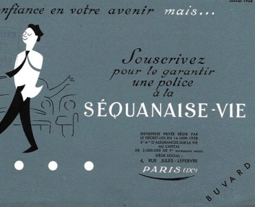 Buvard La Séquanaise Vie 