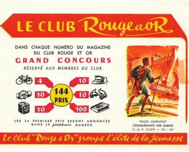 Buvards Rouge et Or (06)