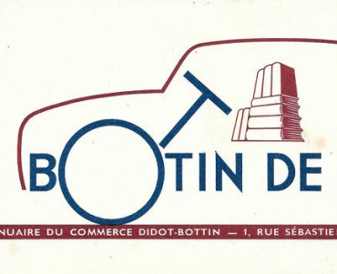 Buvard Bottin de l'Auto
