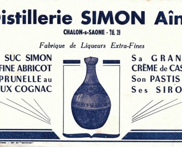 Buvard Distillerie Simon Aîné