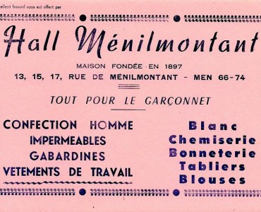 Buvard Hall Ménilmontant