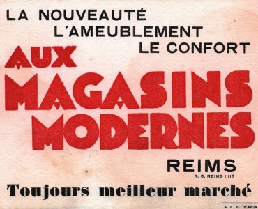 Buvard Aux Magasins Modernes