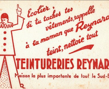 Buvard Teintureries Reynard