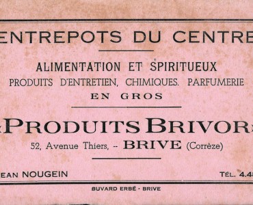 Buvard Produits Brivor