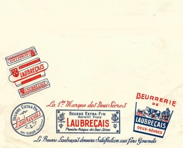 Menu Beurrerie de Laubreçais