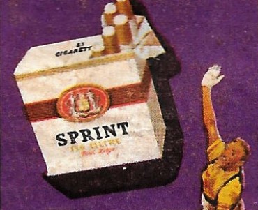 Etiquette de boites d'allumettes Sprint