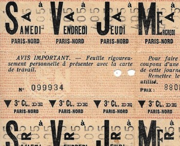 Coupons de transport SNCF