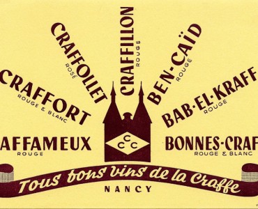 Buvard Vins de la Craffe