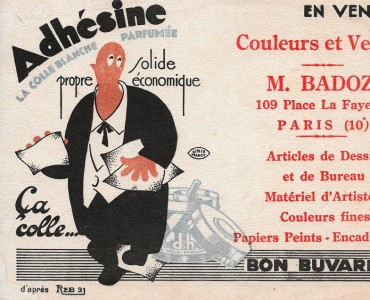 Buvard Adhésine