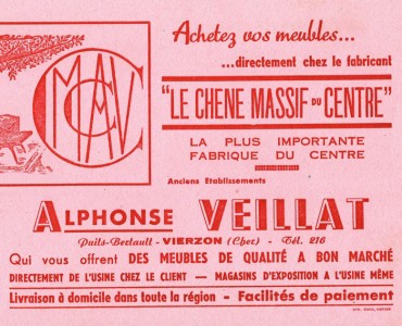 Buvard Meubles Alphose Veillat