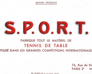 Buvard SPORT