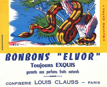Buvard Bonbons Elvor