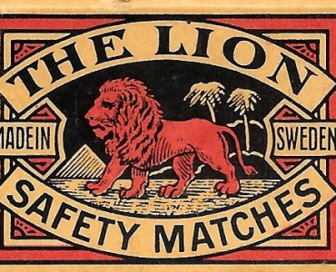Boite d'allumettes The Lion