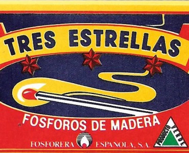 Boite d'allumettes Tres estrellas