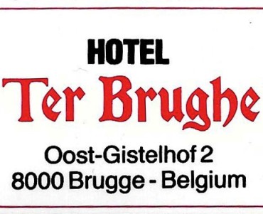 Boite d'allumettes Bruges