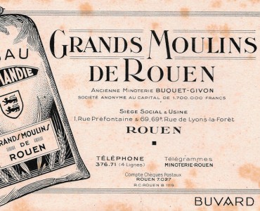 Buvard Grands Moulins de Rouen
