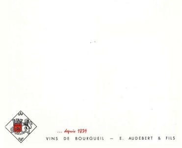 Menu Audebert et Fils