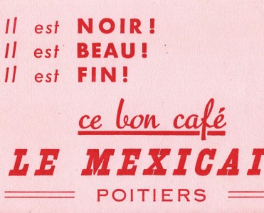 Buvard Café Le Mexicain