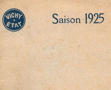 Agenda 1925 Vichy-Etat