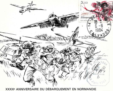 Carte Philatélique Aéroport Deauville-Saint-Gratien (01)